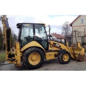 Caterpillar Beko CAT 422/428/432 E Backhoe Loader Rear Upper Glass