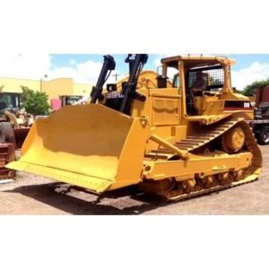 Caterpillar Bulldozer CAT D8N Door Glass With Rubber Seal Bulldozer Left / Right Cab Glass