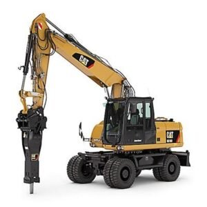 Caterpillar CAT M316 318 D Excavator Left Door Front Sliding Glass