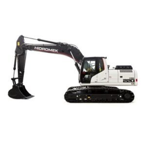 Hidromek HMK 220/300 LC Behind-Door Sliding Glass Excavator Left Cab Glass