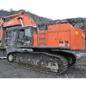 Hitachi Zaxis 670/870 Excavator Left Door Front Sliding Glass